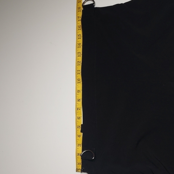 Double Side Zippers and Adjustable self tie belt Wide Leg Pants Size M - Picture 3 of 11